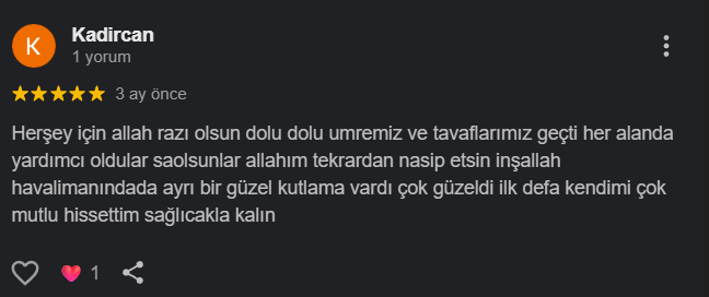 Müşteri Yorumu 9